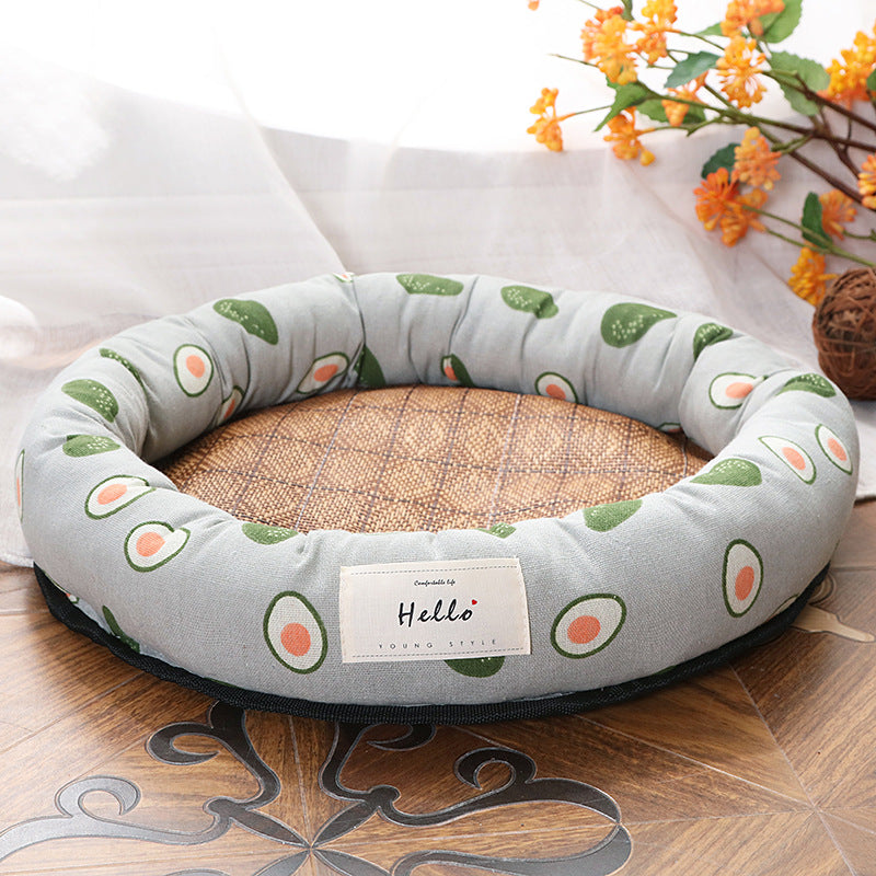 Round Cat Kennel Kennel Dog Summer Cool Den