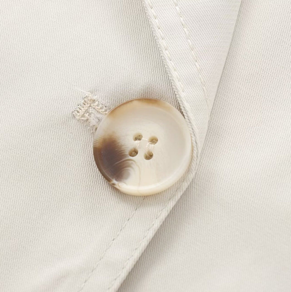 British Style Short Lapel Trench Coat
