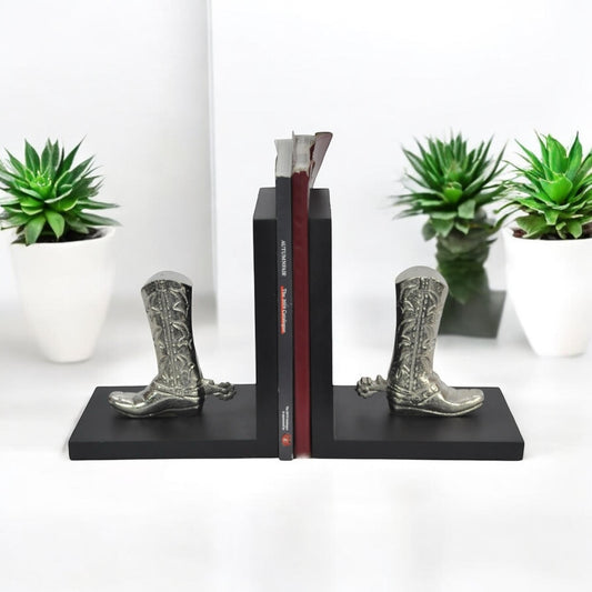 18CM ALUMINIUM BOOT BOOKENDS
