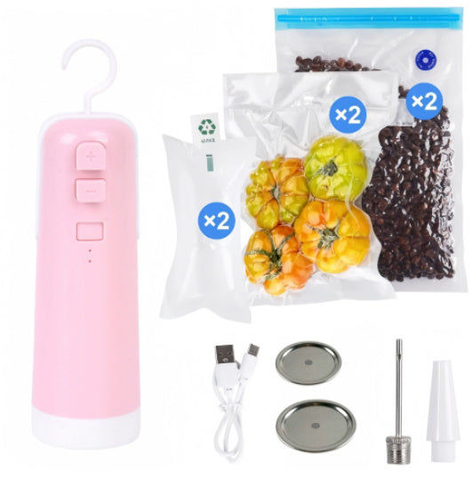 4 In 1 Portable Electric Vacuum Sealer For Vacuum Storage Bags Kitchen Gadgets