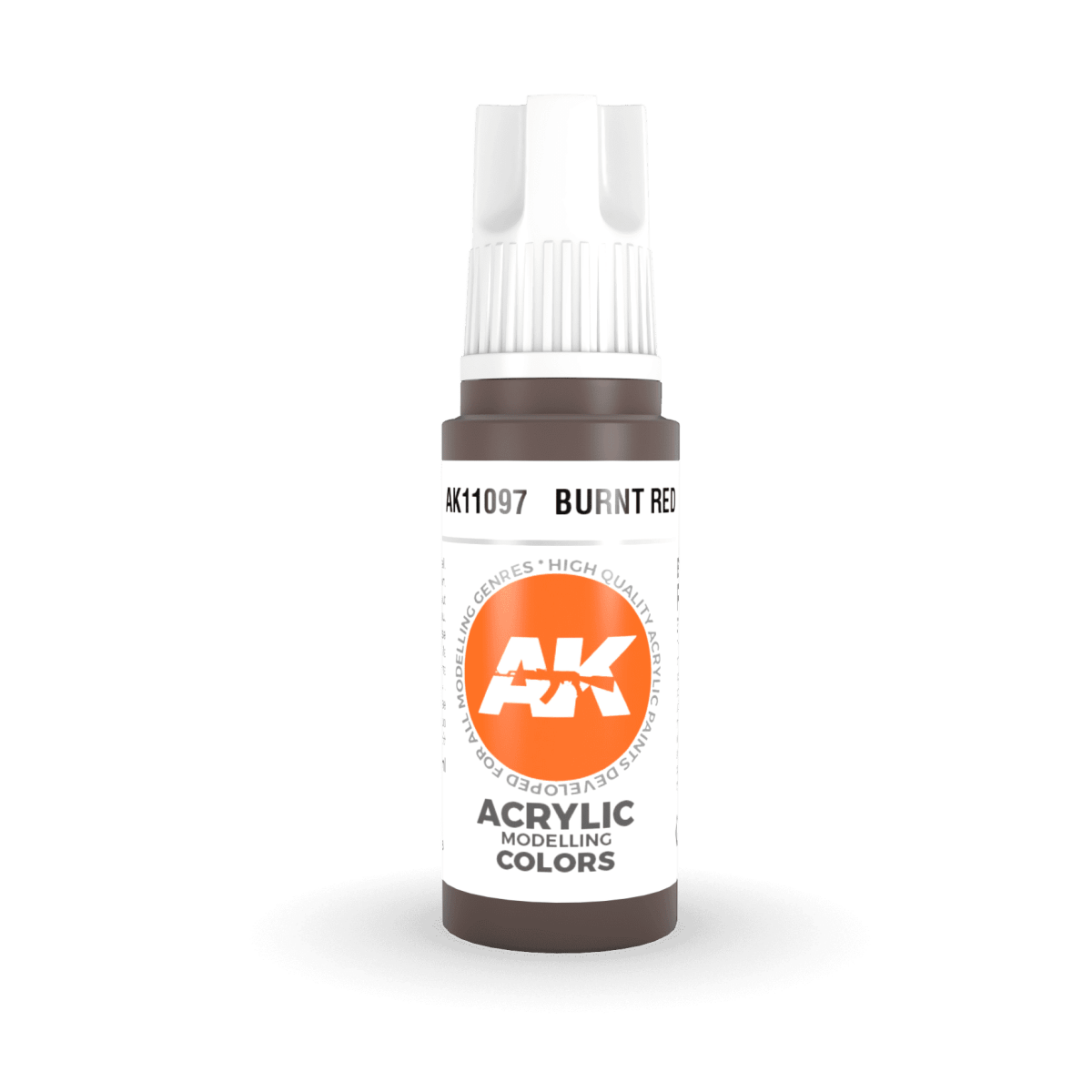 AK Interactive 3rd Gen Acrylic - Burnt Red 17ml (AK11097)