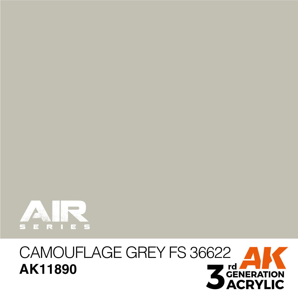 AK Interactive 3rd Gen Acrylic Camouflage Grey FS 36622 (AK11890)