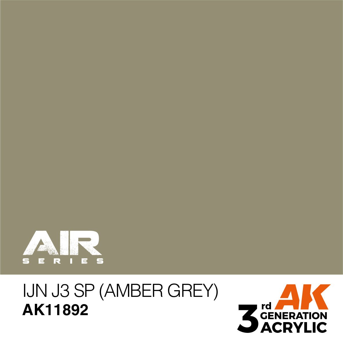 AK Interactive 3rd Gen Acrylic IJN J3 SP (Amber Grey) (AK11892)