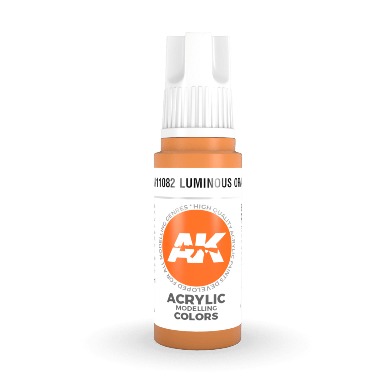 AK Interactive 3rd Gen Acrylic - Luminous Orange 17ml (AK11082)