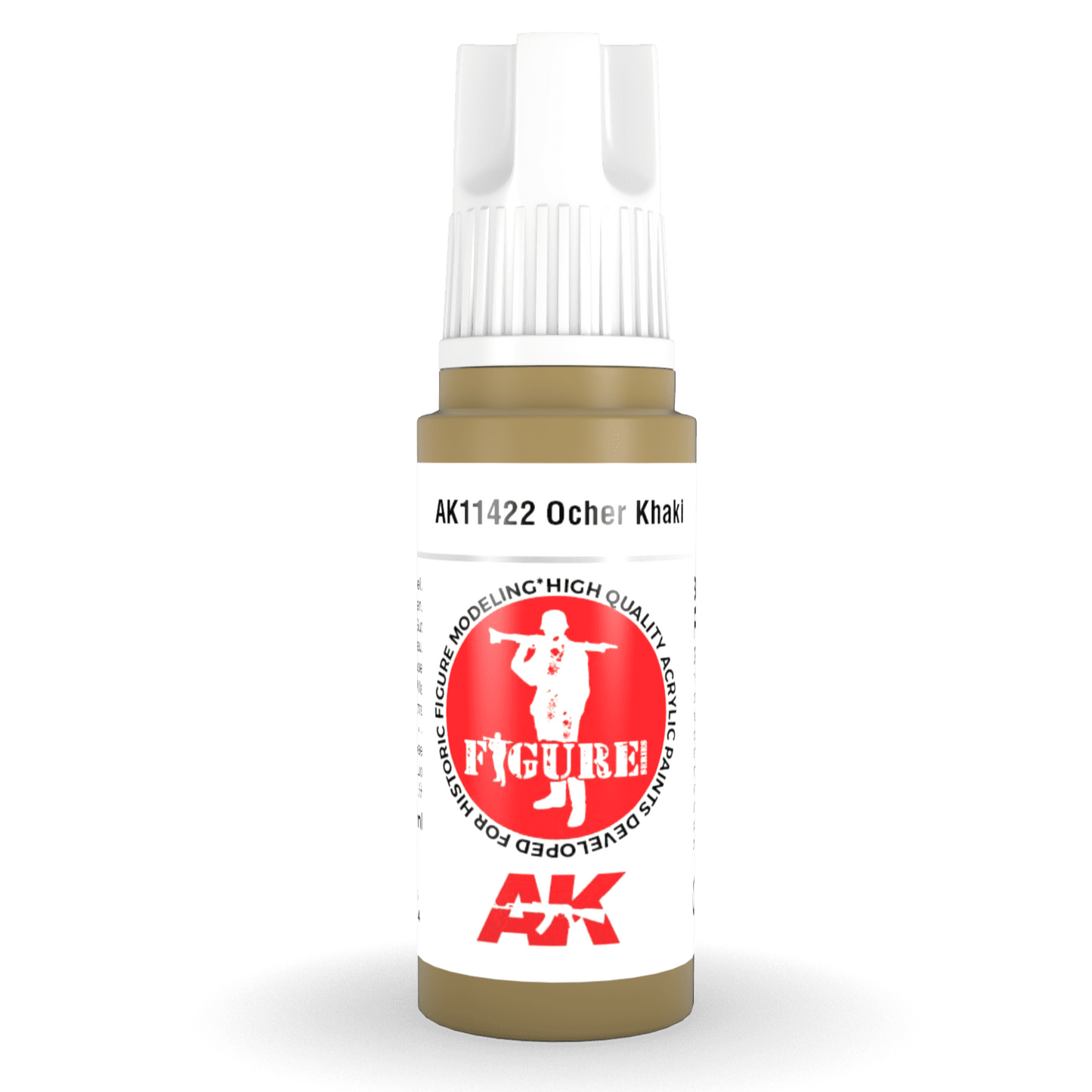 AK Interactive 3rd Gen Acrylic - Ocher Khaki 17ml (AK11422)