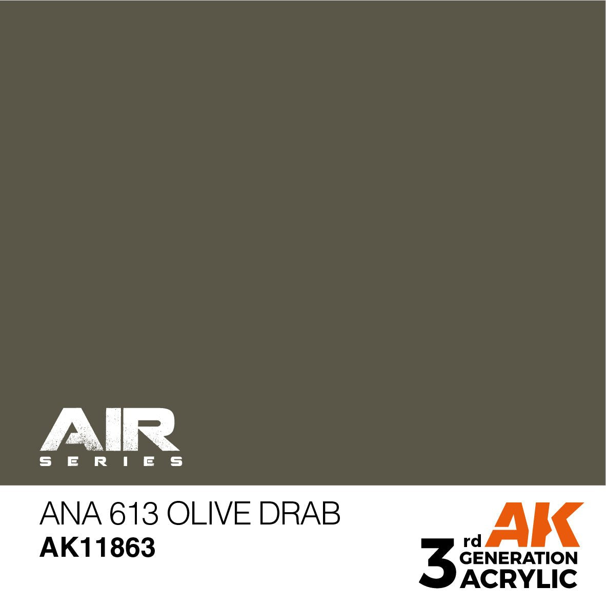 AK Interactive 3rd Gen ANA 613 Olive Drab (AK11863)