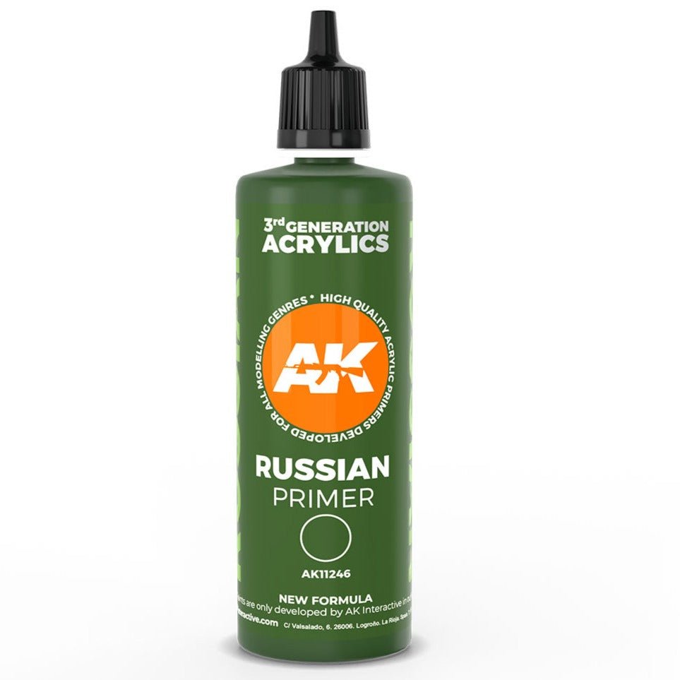AK Interactive 3rd Gen Russian Green Primer 100ml (AK11246)