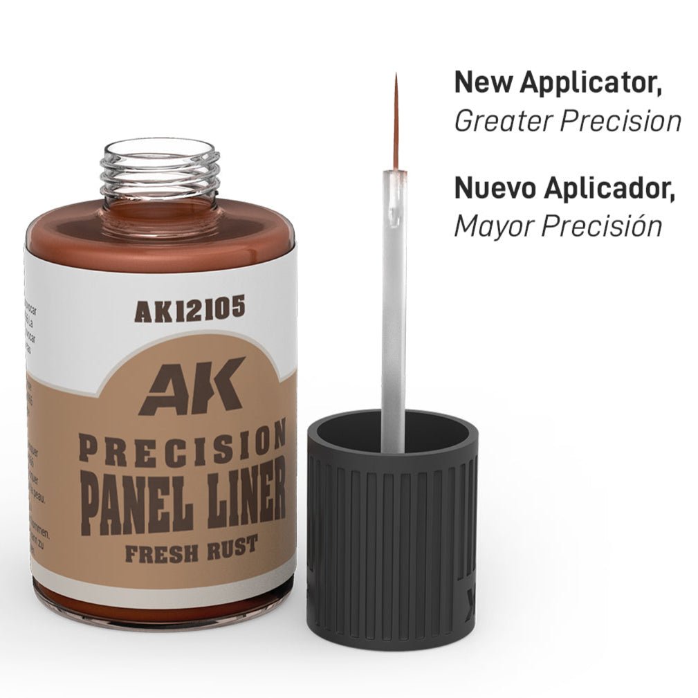 AK Interactive Precision Panel Liner - Fresh Rust (AK12105)
