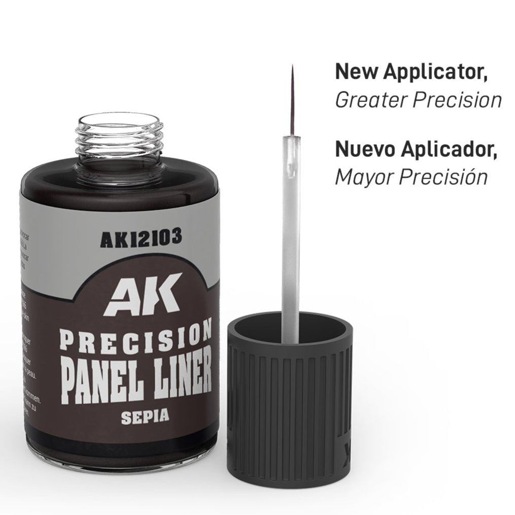 AK Interactive Precision Panel Liner - Sepia (AK12103)
