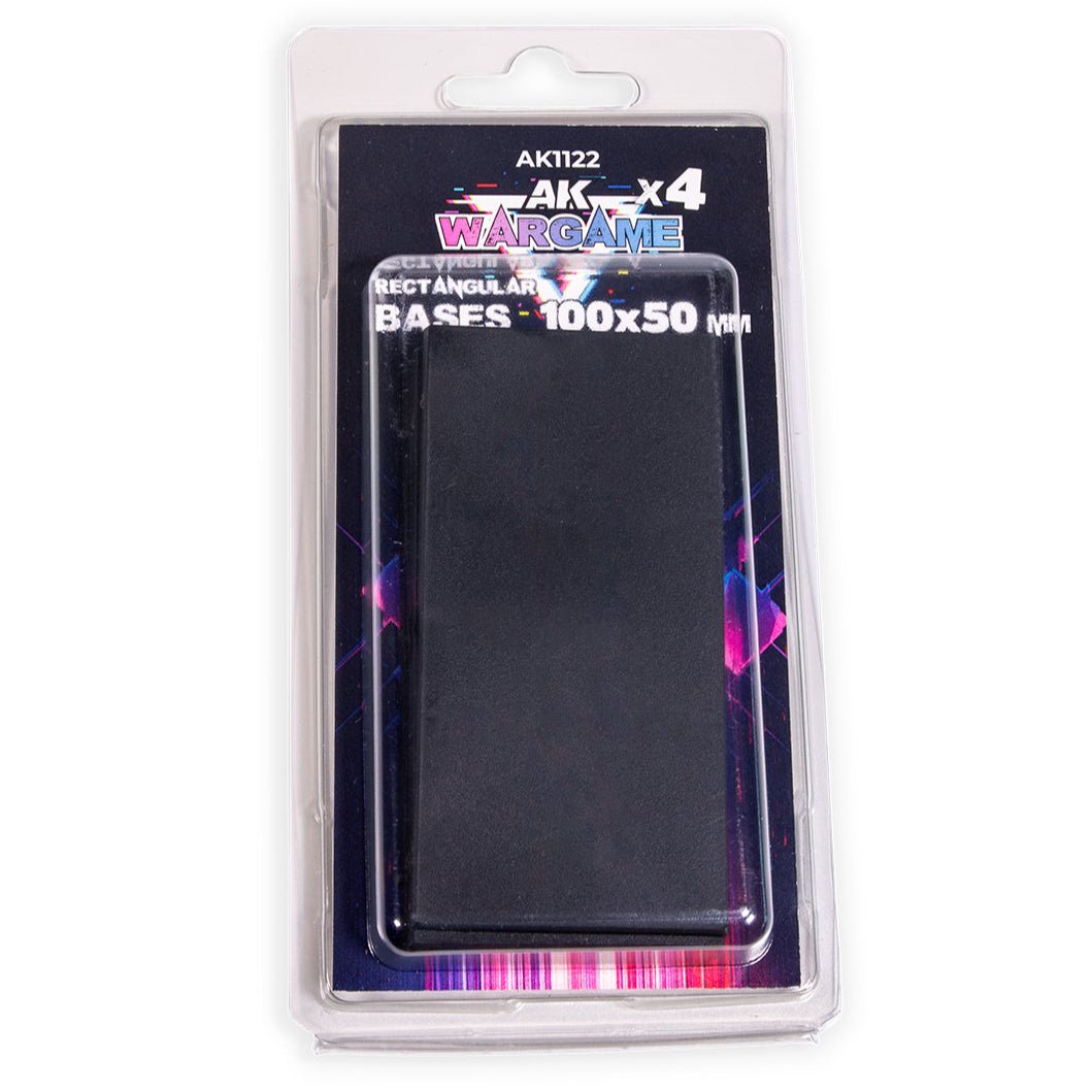 AK Interactive - Rectangular Bases 100x50mm X 4 (AK1122)