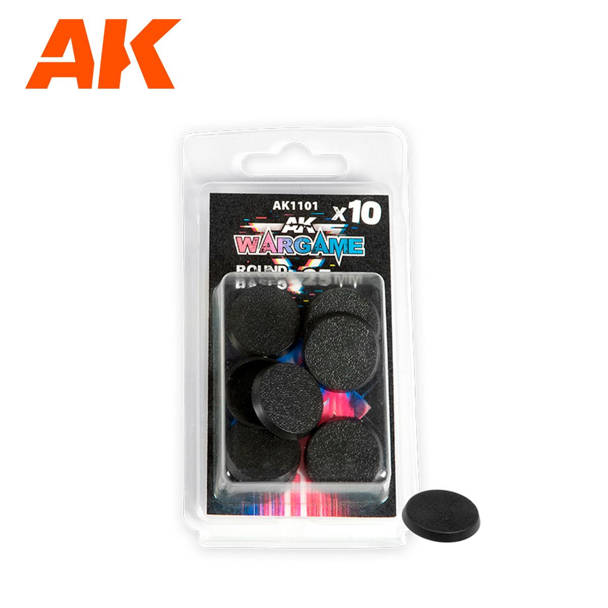 AK Interactive - Round Bases 25mm X 10 (AK1101)