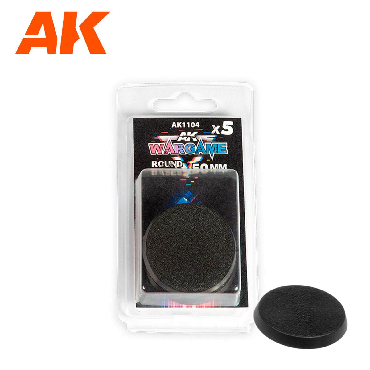AK Interactive - Round Bases 50mm X 5 (AK1104)