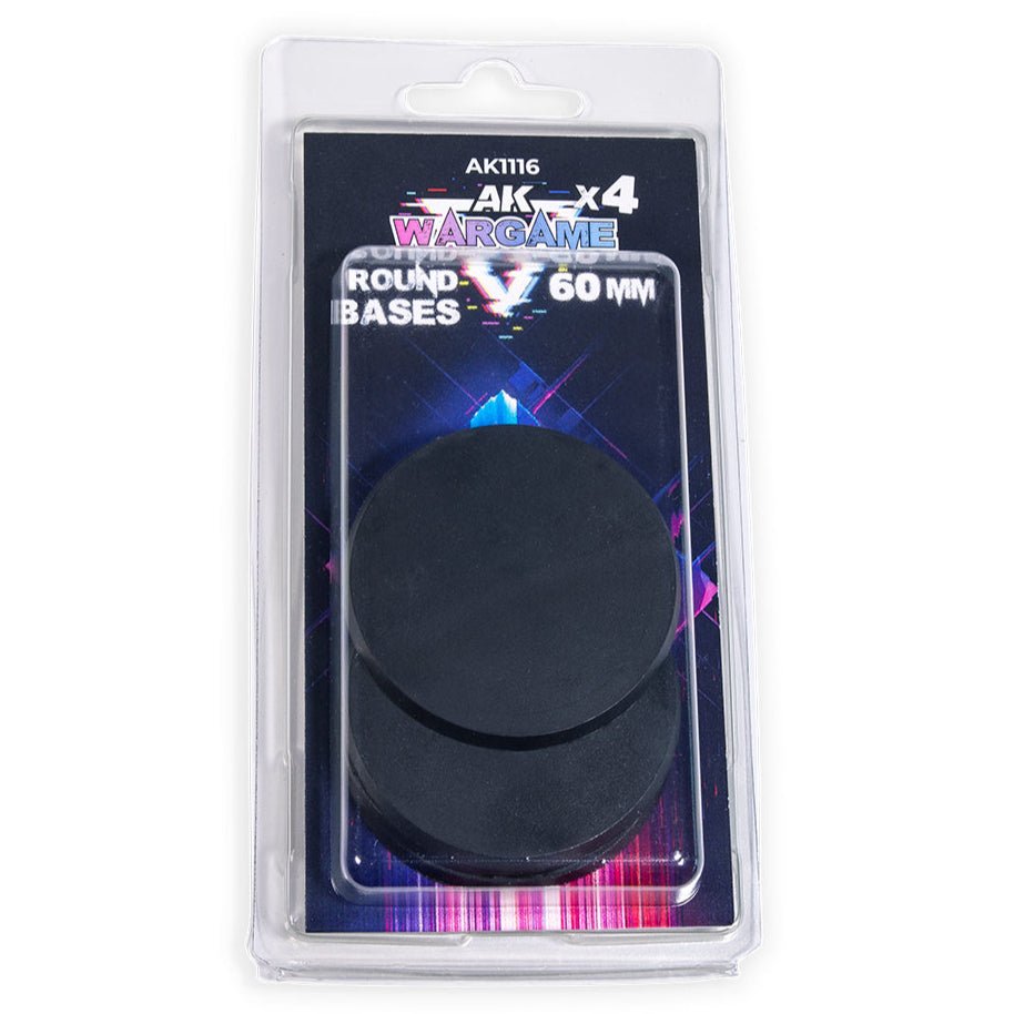 AK Interactive - Round Bases 60mm X 4 (AK1116)