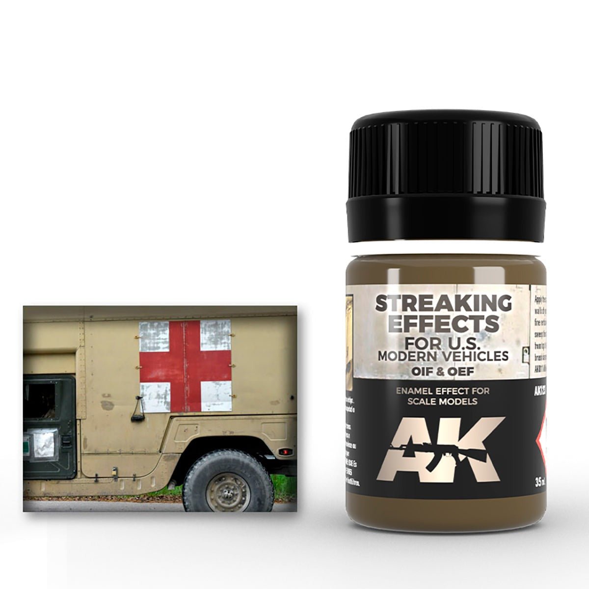 AK Interactive Streaking Effects for OIF & OEF - US Vehicles 35ml (AK123)