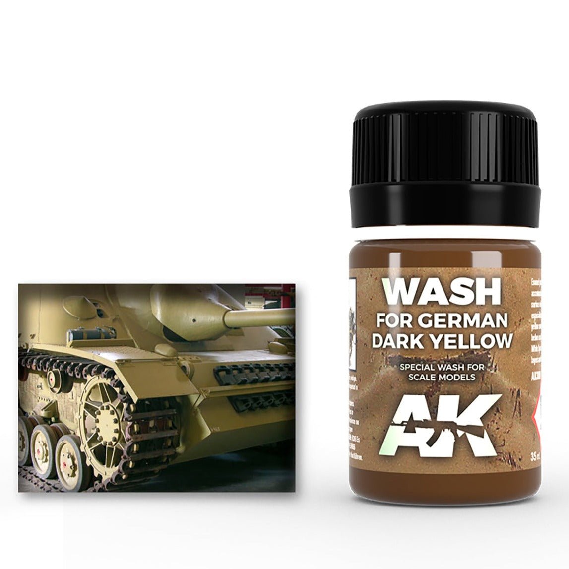 AK Interactive Wash for Dark Yellow Vehicles (AK300)