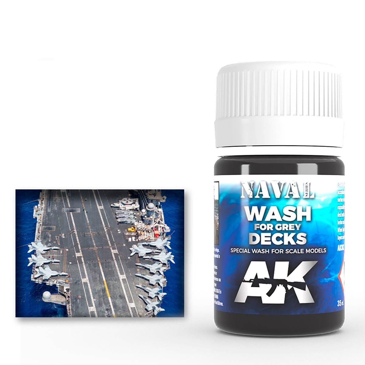 AK Interactive Wash for Grey Decks 35ml (AK302)