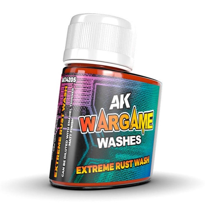 AK Interactive Wash for Wargamers - Extreme Rust Wash 35ml (AK14205)