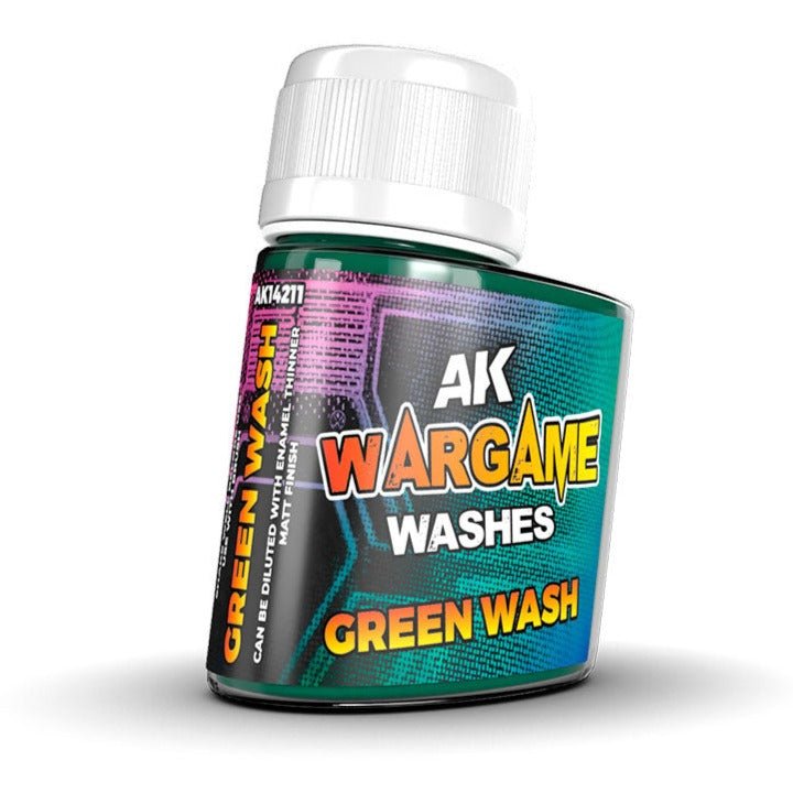 AK Interactive Wash for Wargamers - Green Wash 35ml (AK14211)