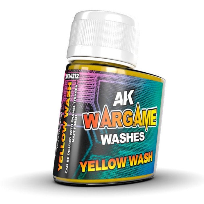 AK Interactive Wash for Wargamers - Yellow Wash 35ml (AK14212)