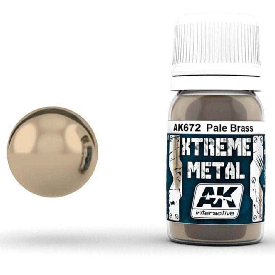 AK Interactive XTREME METAL Pale Brass (AK672)