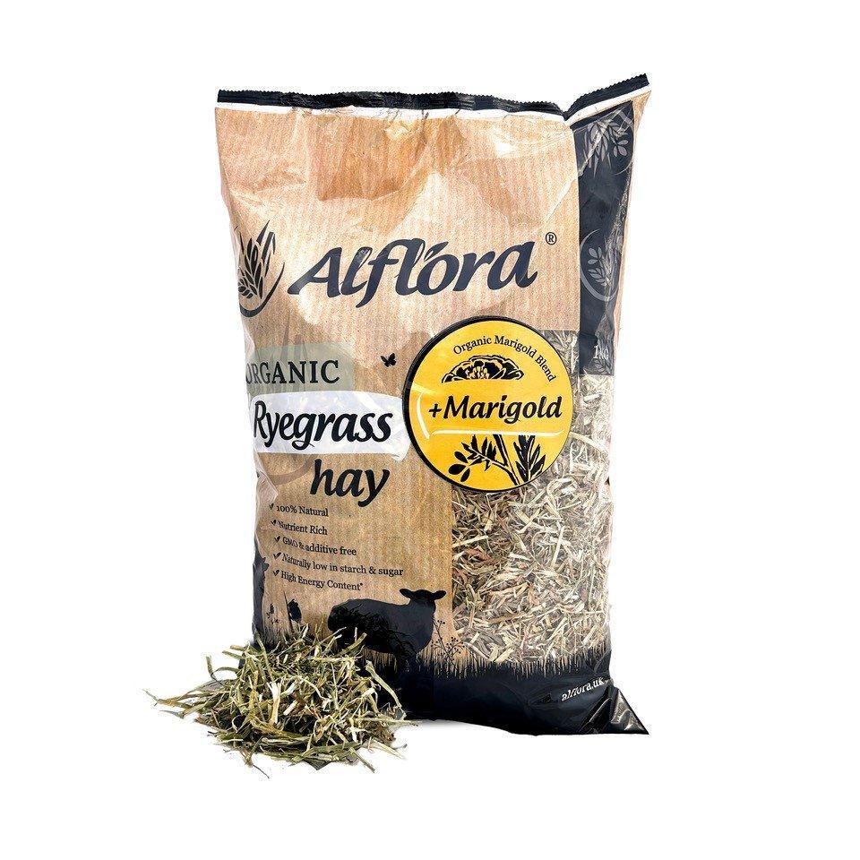 Alflora Organic Ryegrass Hay with Marigold 1kg
