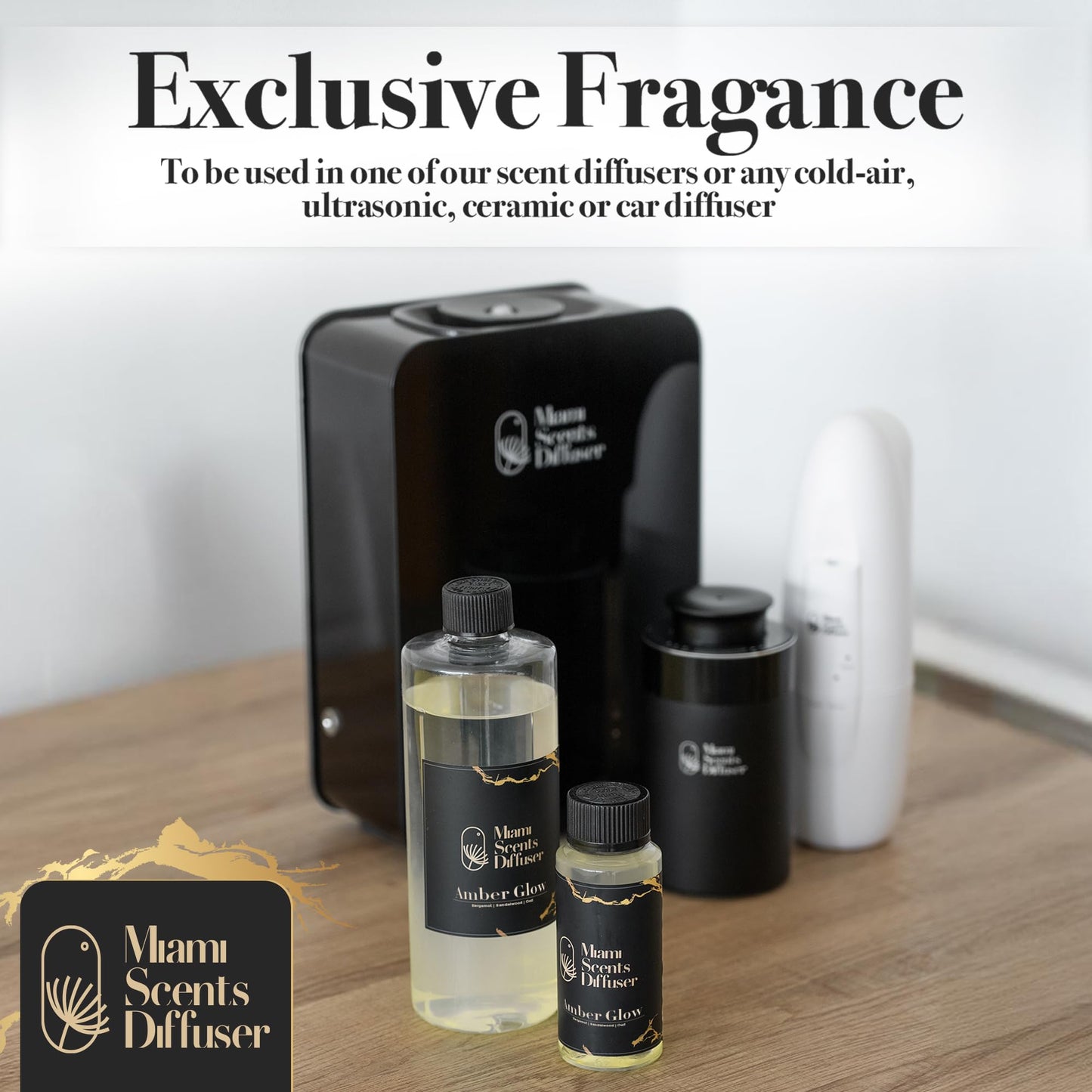 Amber Glow Baccarat Rouge-Inspired Diffuser Oil – Kalesma Mykonos-Inspired, 17 oz (120 ml) Bergamot Oud Sandalwood