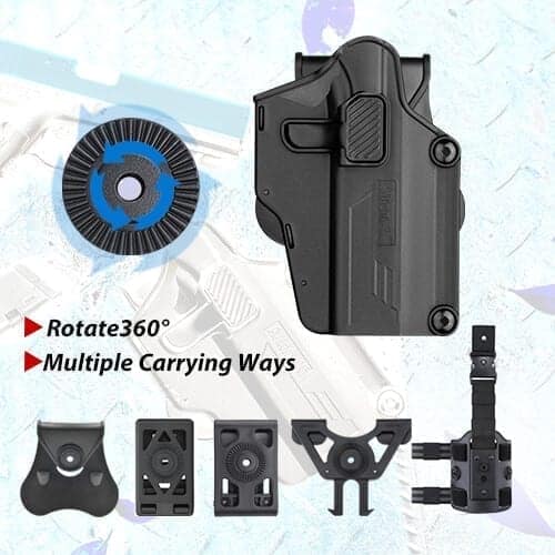 Amomax Per-Fit Adjustable Universal Multi-Fit Holster (Left Handed)