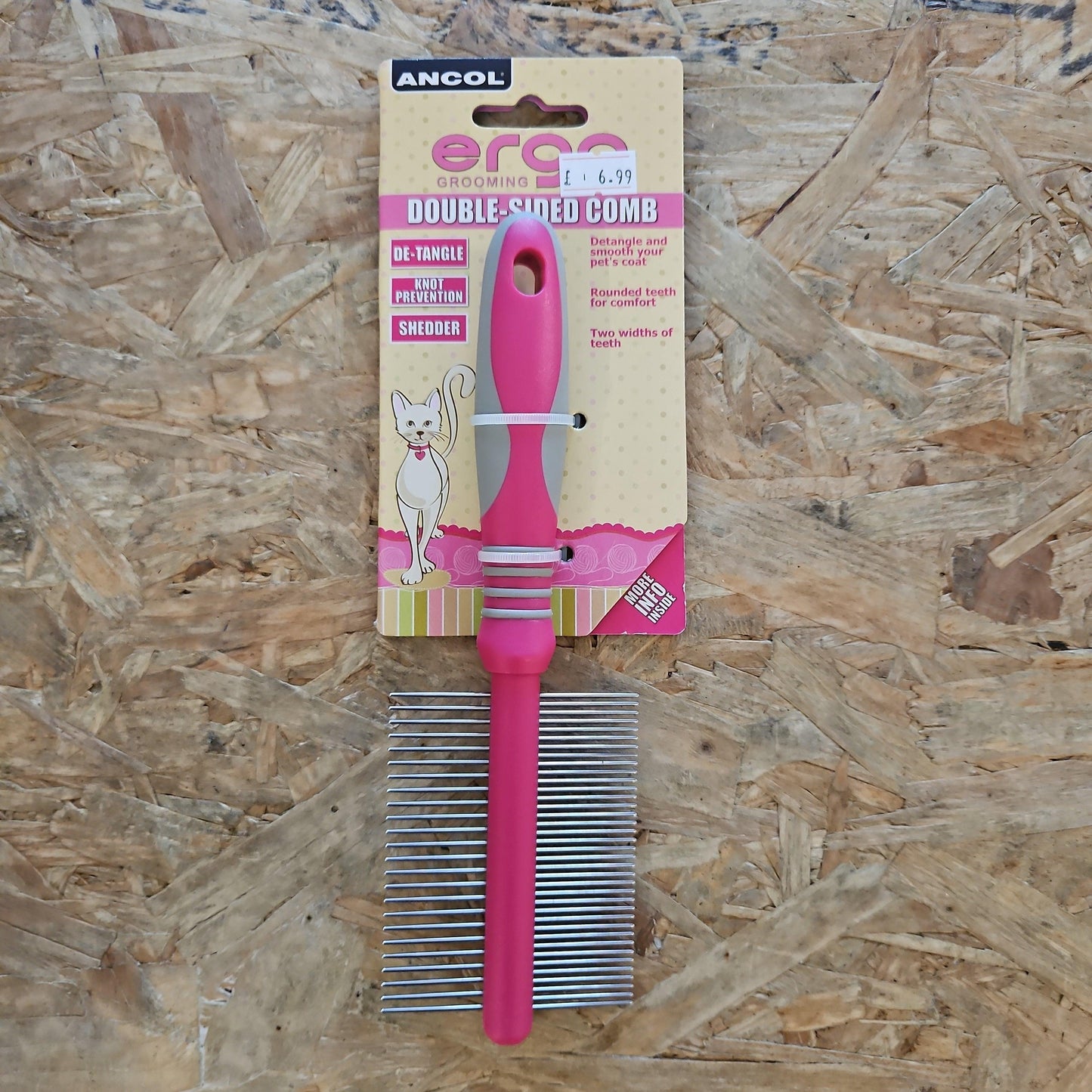 Ancol Ergo Double Sided Cat Comb