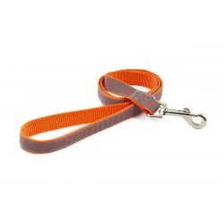 Ancol Lead Reflective Bone Orange 1mx19mm