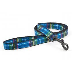 Ancol Lead Tartan Blue 1mx19mm