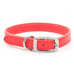 Ancol Leather Collar Red 39-48cm
