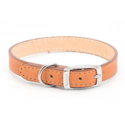 Ancol Leather Collar Tan 28-36cm