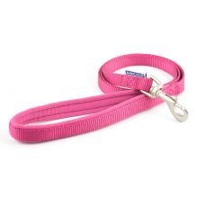 Ancol Padded Nylon Lead Raspberry 1m x 12mm