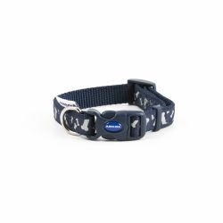Ancol Reflective Bone Collar Blue 20-30cm