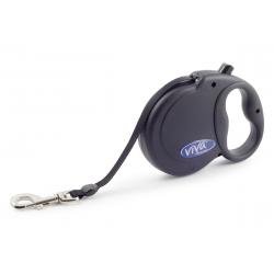 Ancol Viva Extend Lead Black 5m