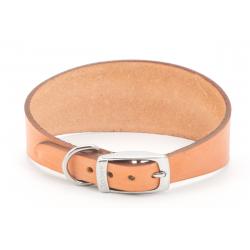 Ancol Whippet Collar Leather Tan 30-34cm