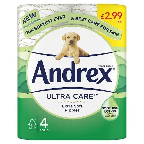 Andrex® Ultra Care Toilet Roll 4R 160sc (Case of 5)