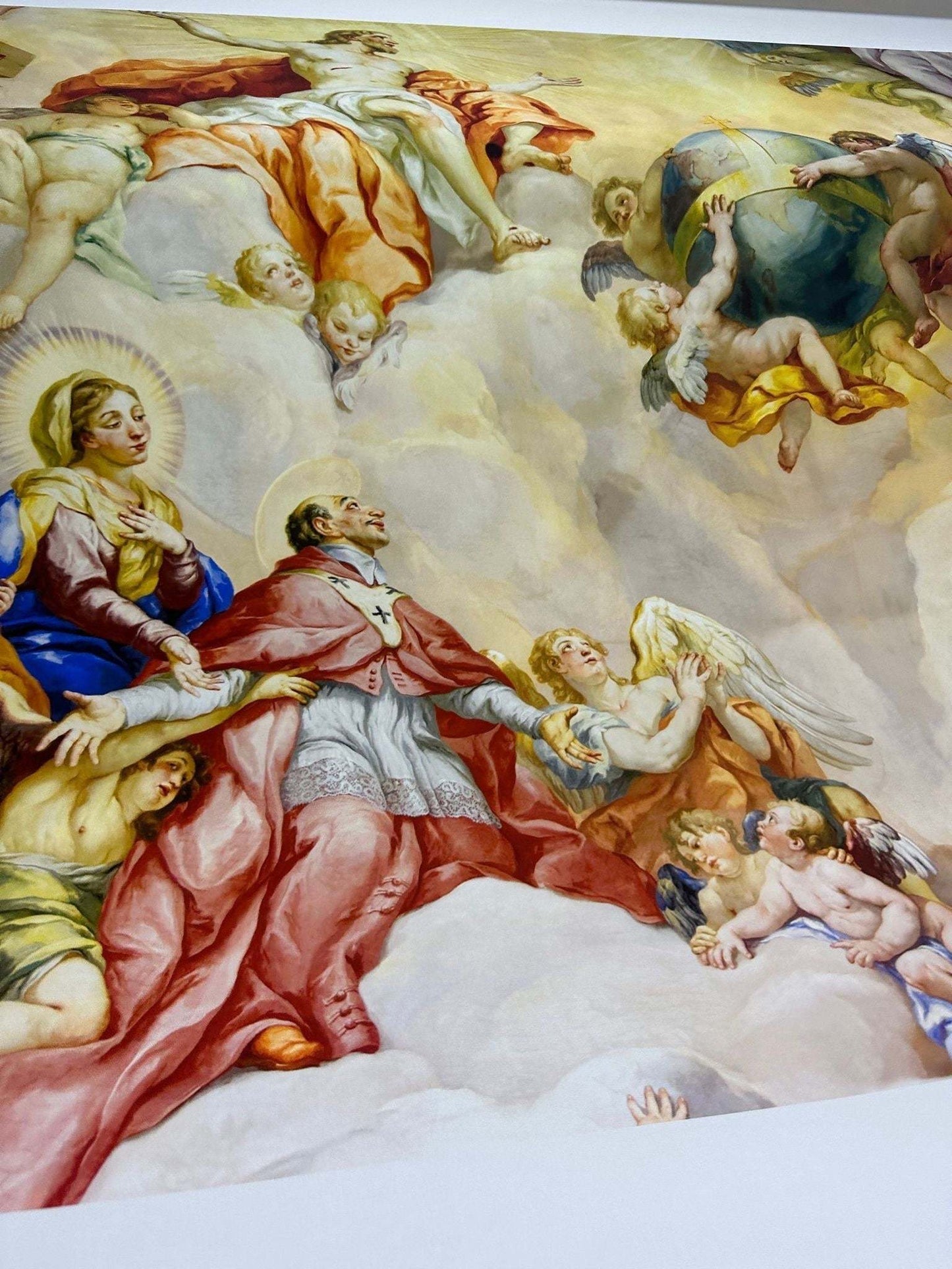 Angel Dome Pattern Fabric by the Metre