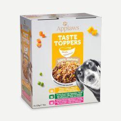 Applaws Taste Toppers Chicken Tin Selection in Broth Multipack, 8 x 156g - Case of 4