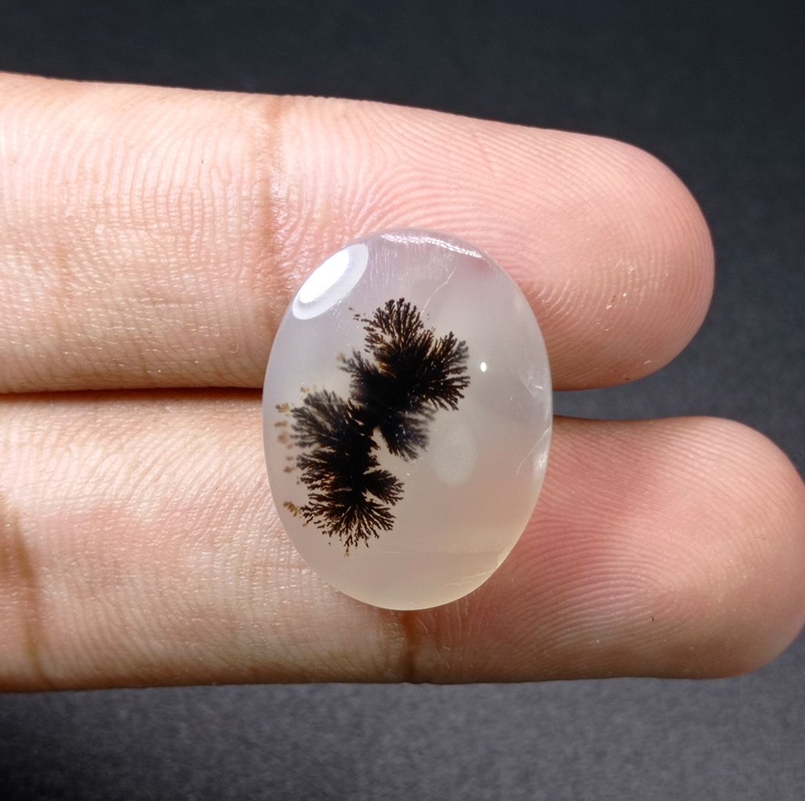 22ct Natural Dendritic Agate - Shajri Aqeeq -23x17x6mm