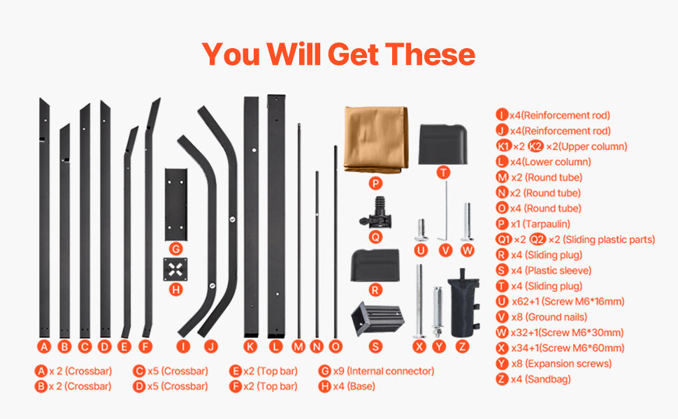 VEVOR Outdoor Pergola Arched Top Metal Pergola Retractable Pergola with Sun Shade Canopy Large Patio Shelter Pavilion for Deck