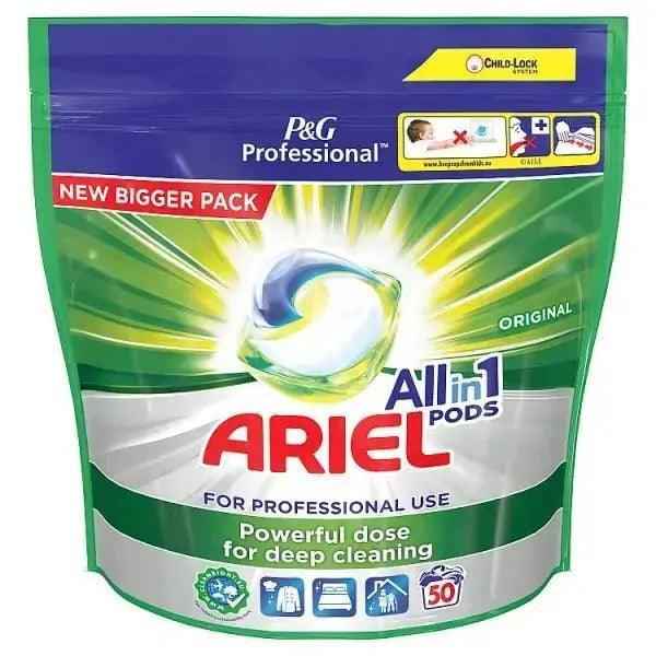 Ariel All In 1 Professional Pods Washing Liquid Capsules Regular 100 Washes