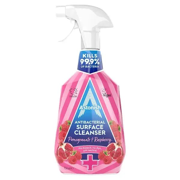 Astonish Pomegranate & Raspberry Antibacterial Surface Cleanser 750ml (Case of 6)