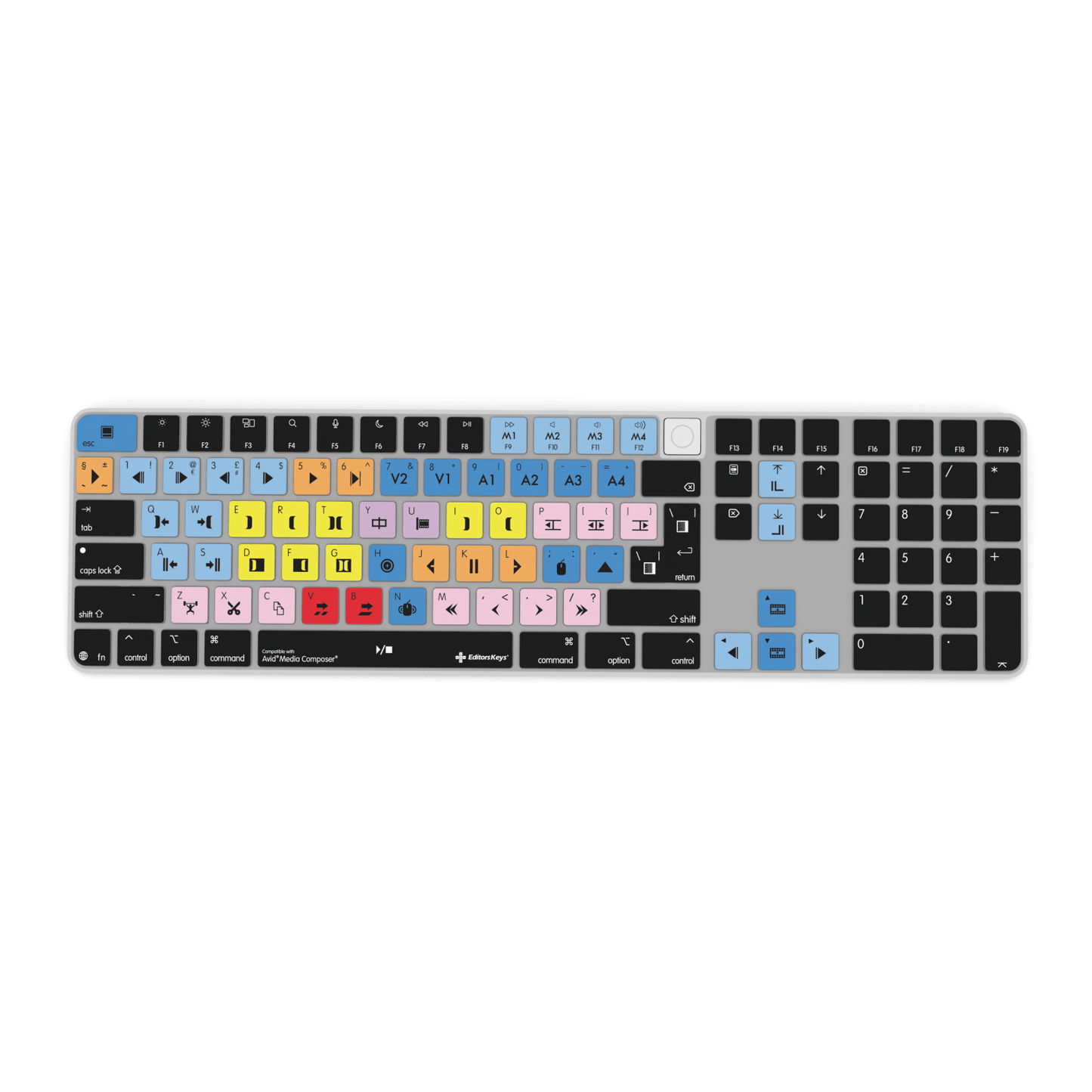 Avid Media Composer Keyboard Covers for MacBook and iMac