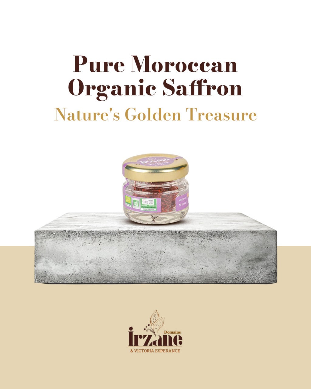 Premium Moroccan Organic Saffron – Domaine Irzane