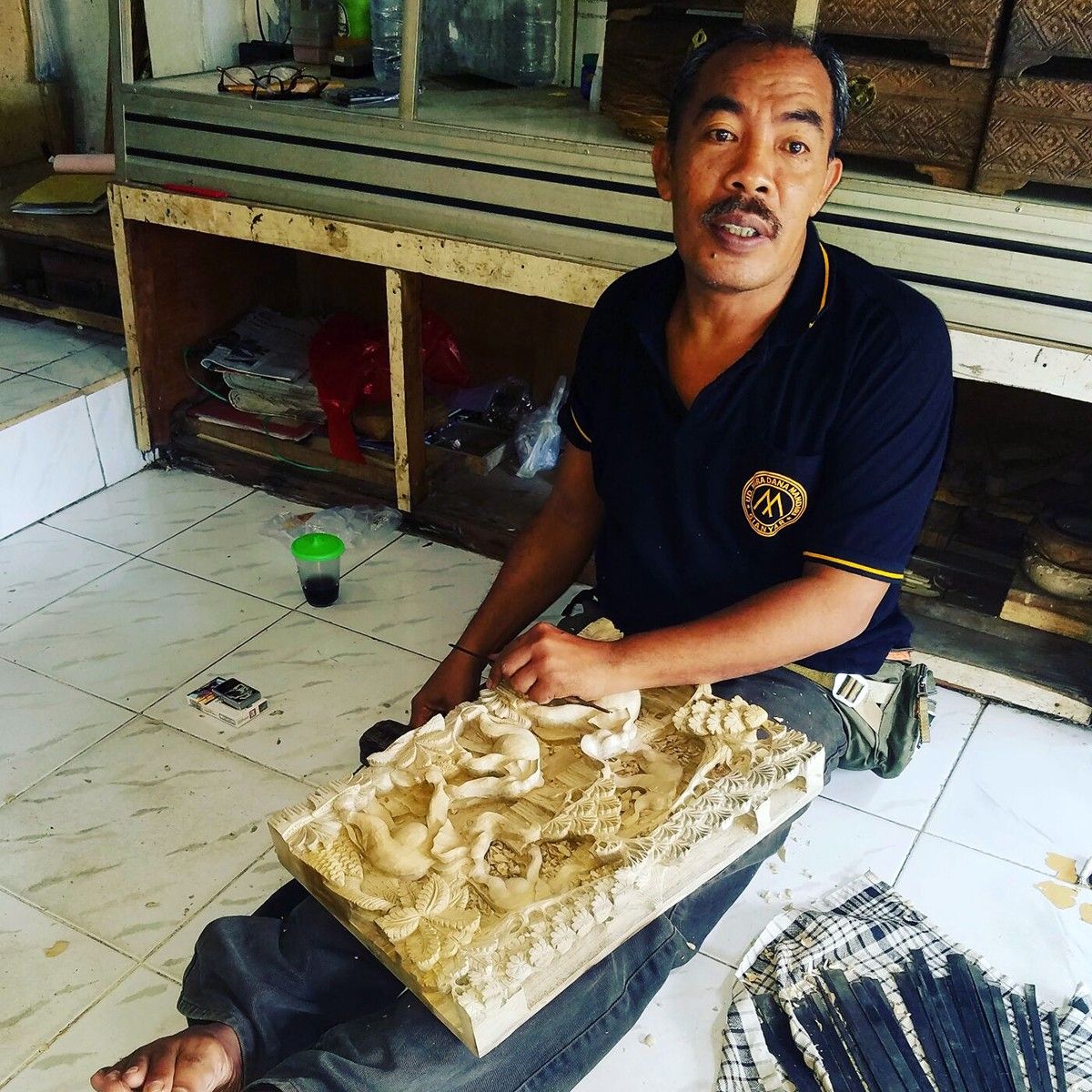 Bali Artisan Panels - Buddha