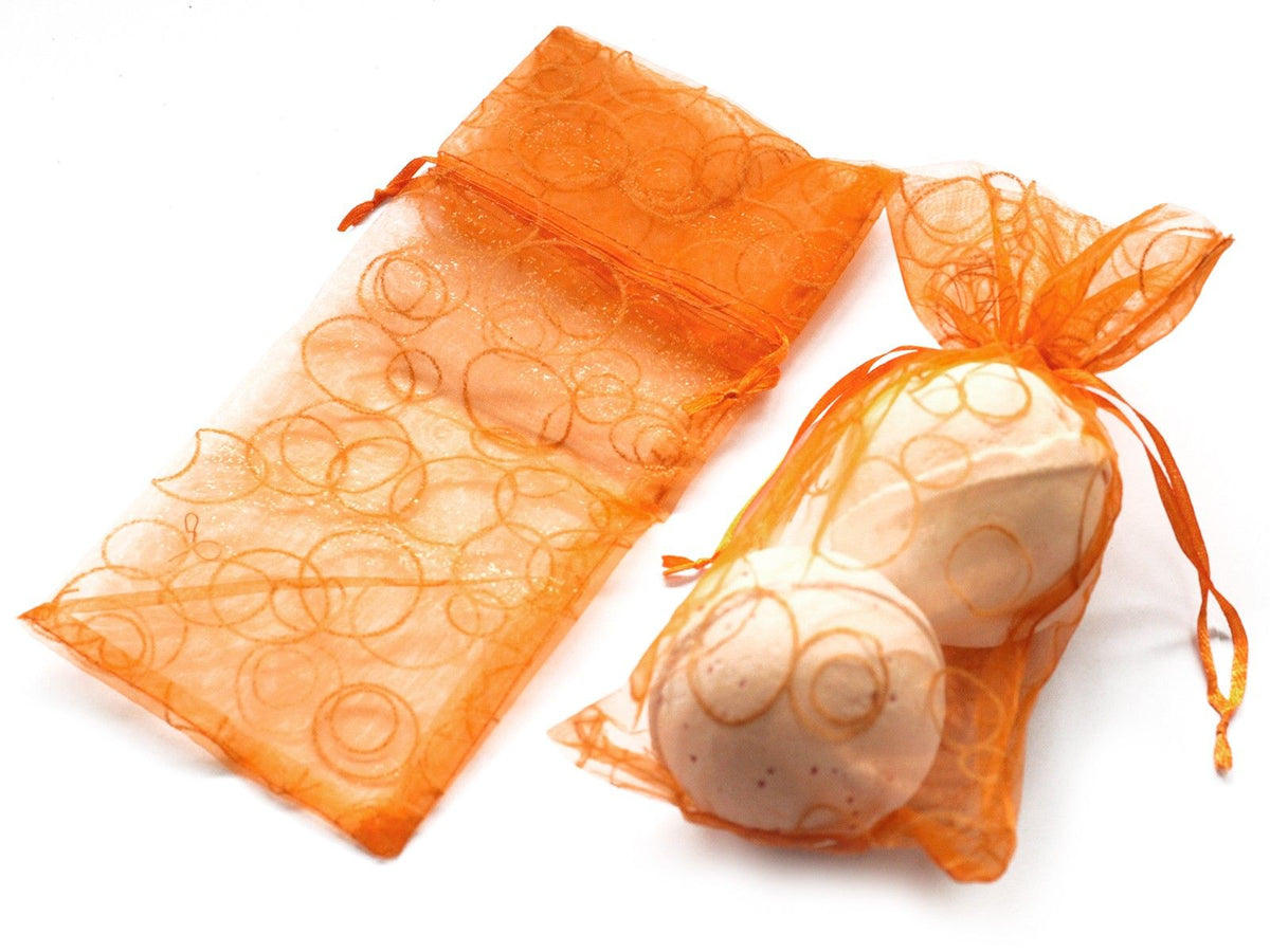 Bathbomb Bubble Bags (for 2) - Orange