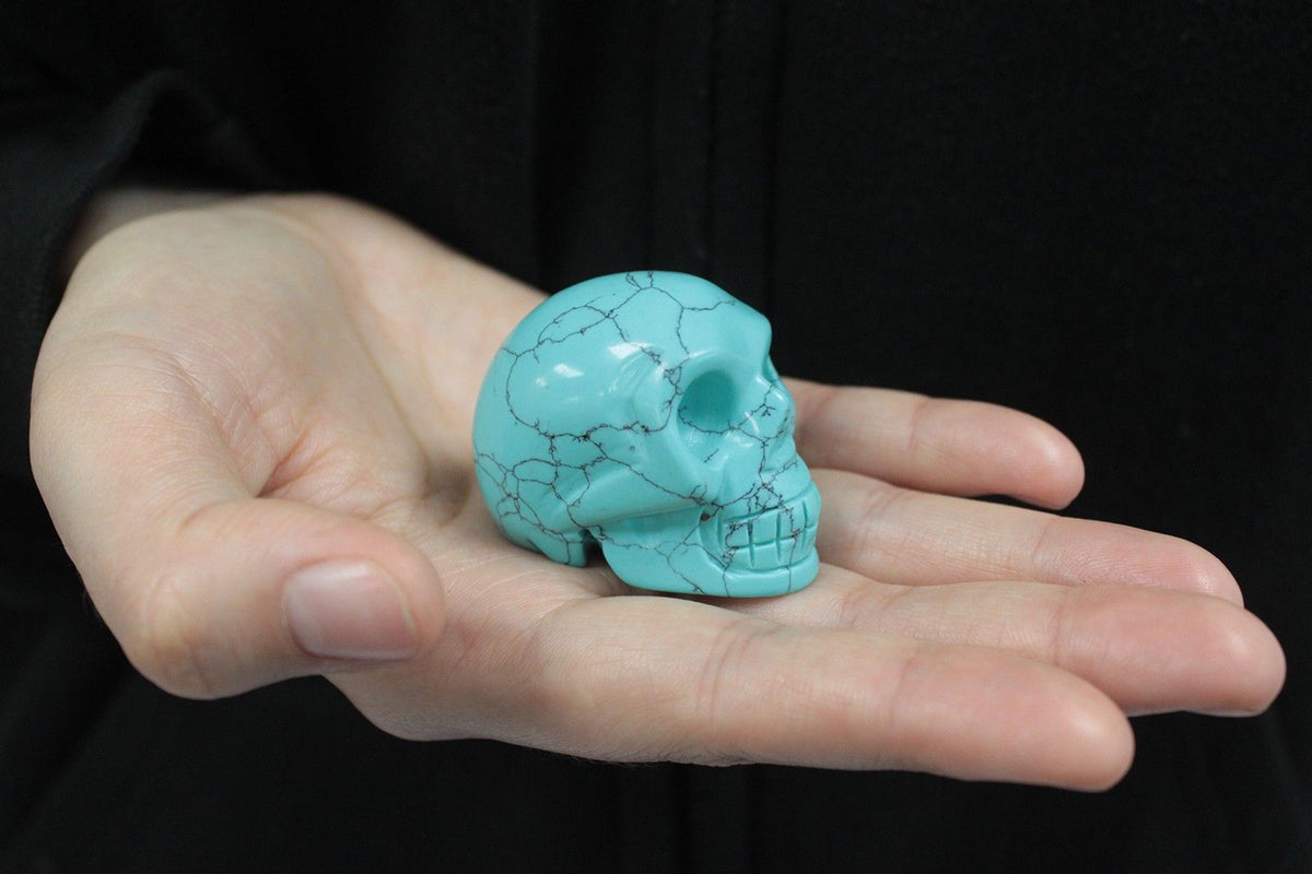 Gemstone Skull - Turquiose
