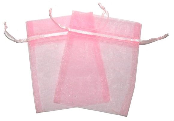 Med Organza Bags - Pink