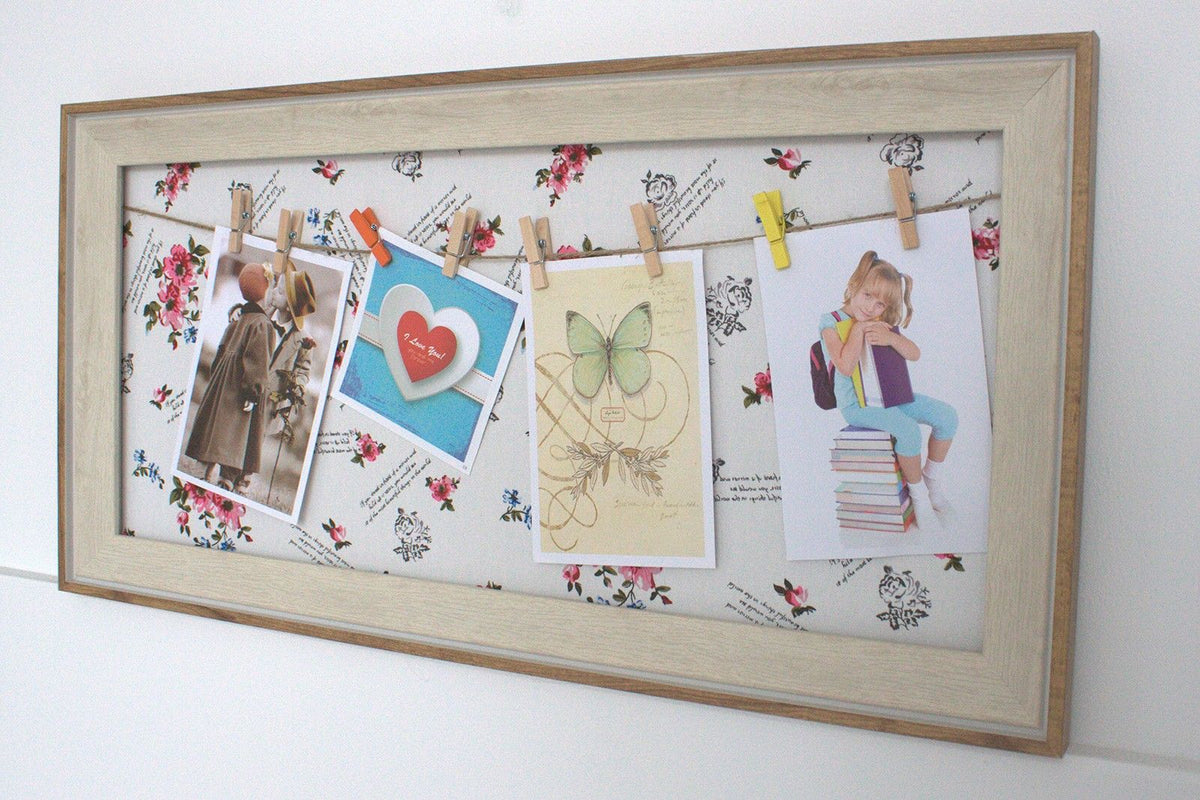 Med DIY Peg Photo Frames - Floral
